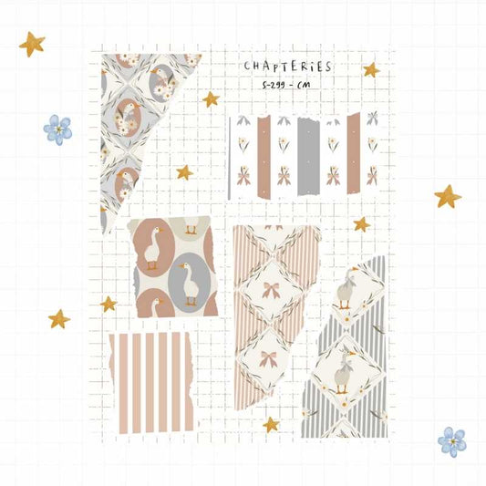 Stickers sheet - Torn papers