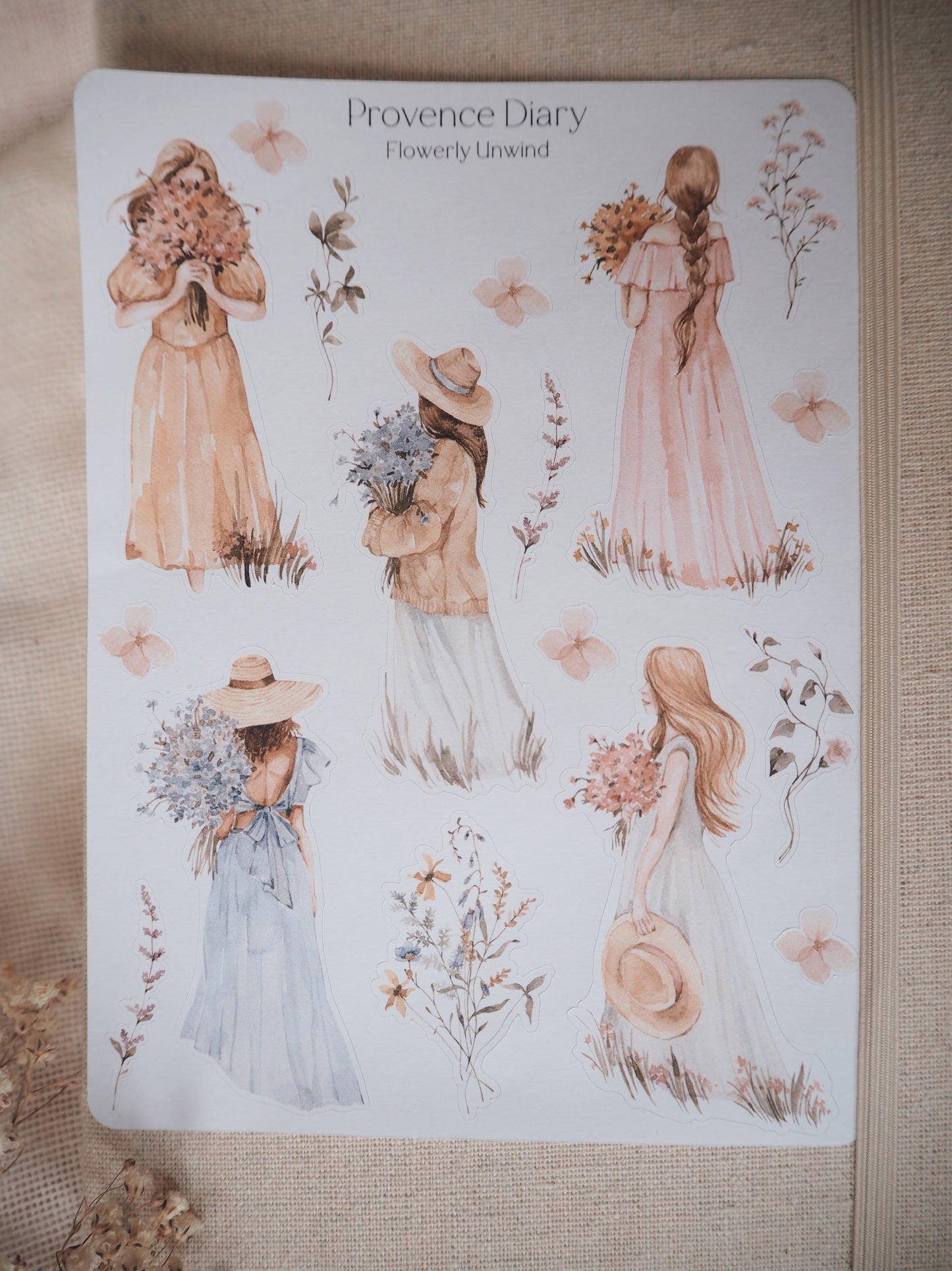 Sticker sheet - Flowerly unwind