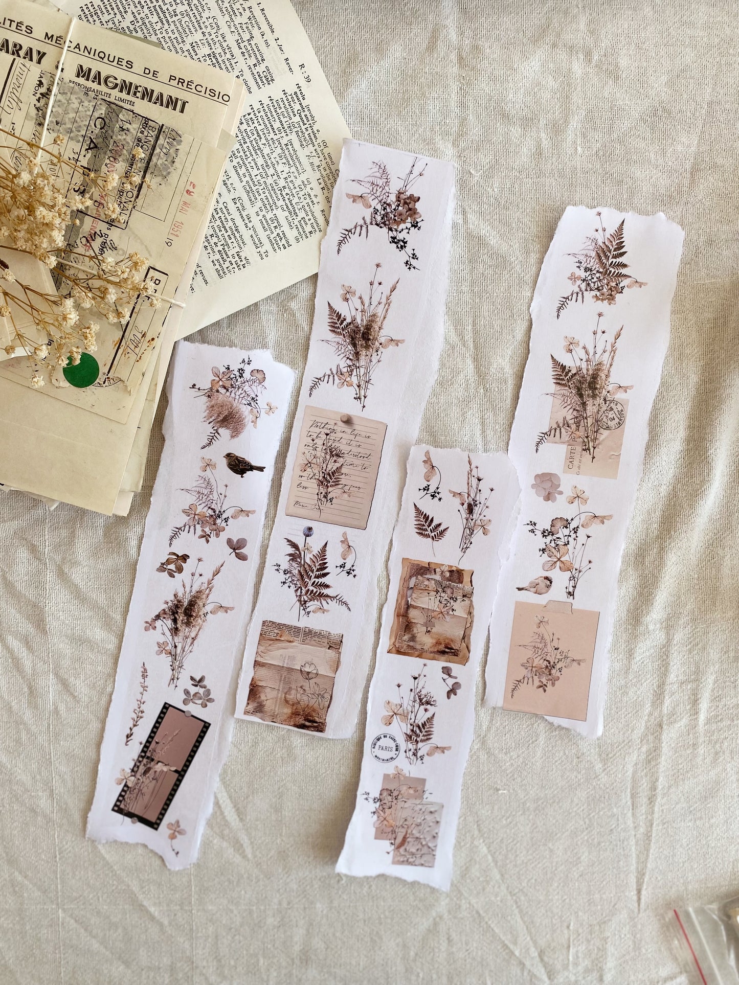 PET tape - Dried flowers