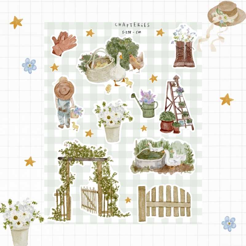 Stickers sheet - Gardening
