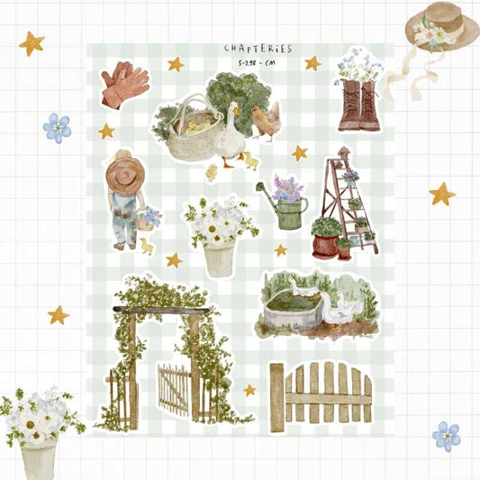 Stickers sheet - Gardening