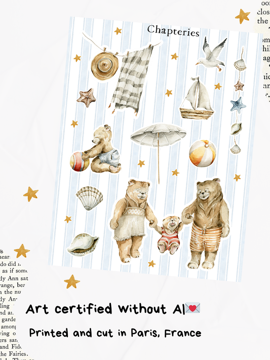 Sticker sheet - Summer woodland - S-273