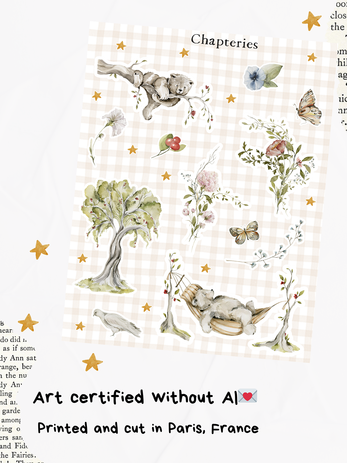 Stickers sheet - Woodland friends - S-264
