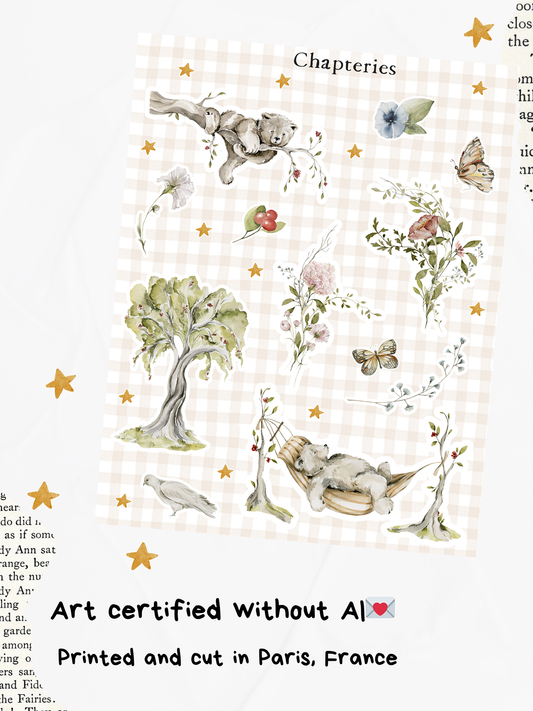 Stickers sheet - Woodland friends - S-264