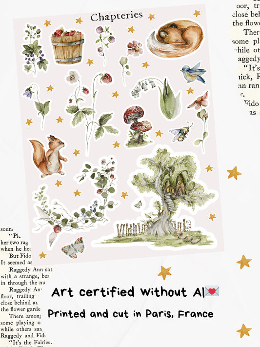 Sticker sheets - Woodland life - S-287
