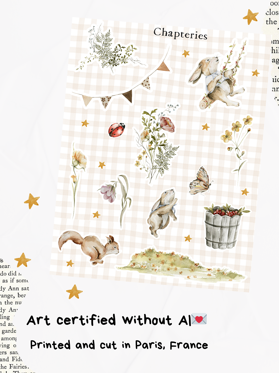 Sticker sheet - Woodland friends - S-267