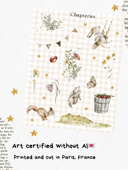 Sticker sheet - Woodland friends - S-267