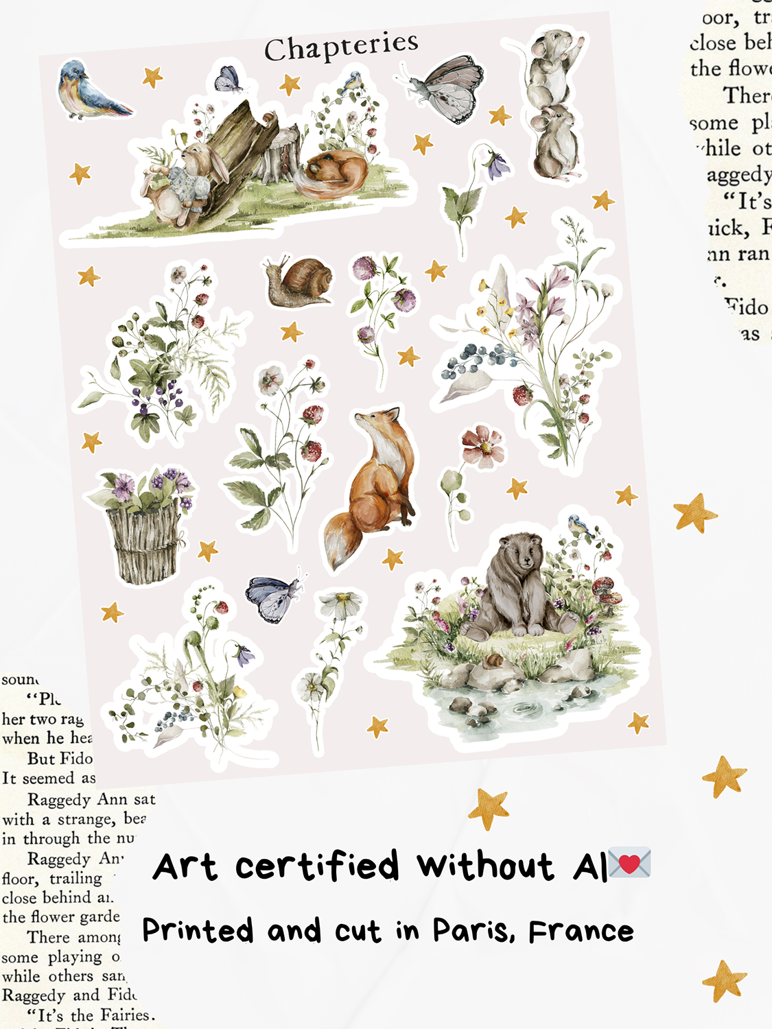 Bundle of Sticker sheets - Woodland life