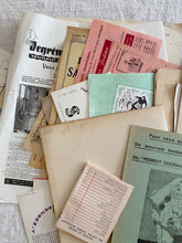 Load image into Gallery viewer, Authentic Vintage Papers - 10 selected randomly elements
