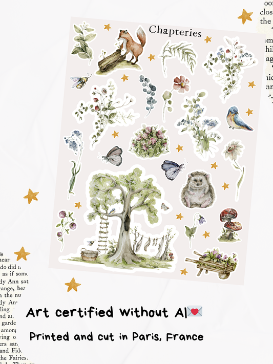 Sticker sheet - Woodland life - S-285