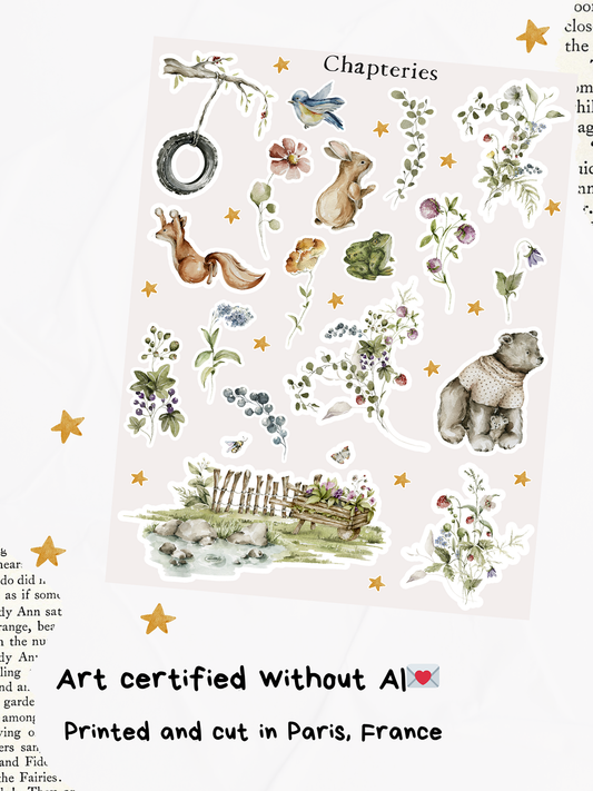 Sticker sheet - Woodland life - S-284