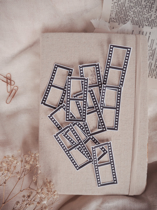 Set of 10 film stickers
