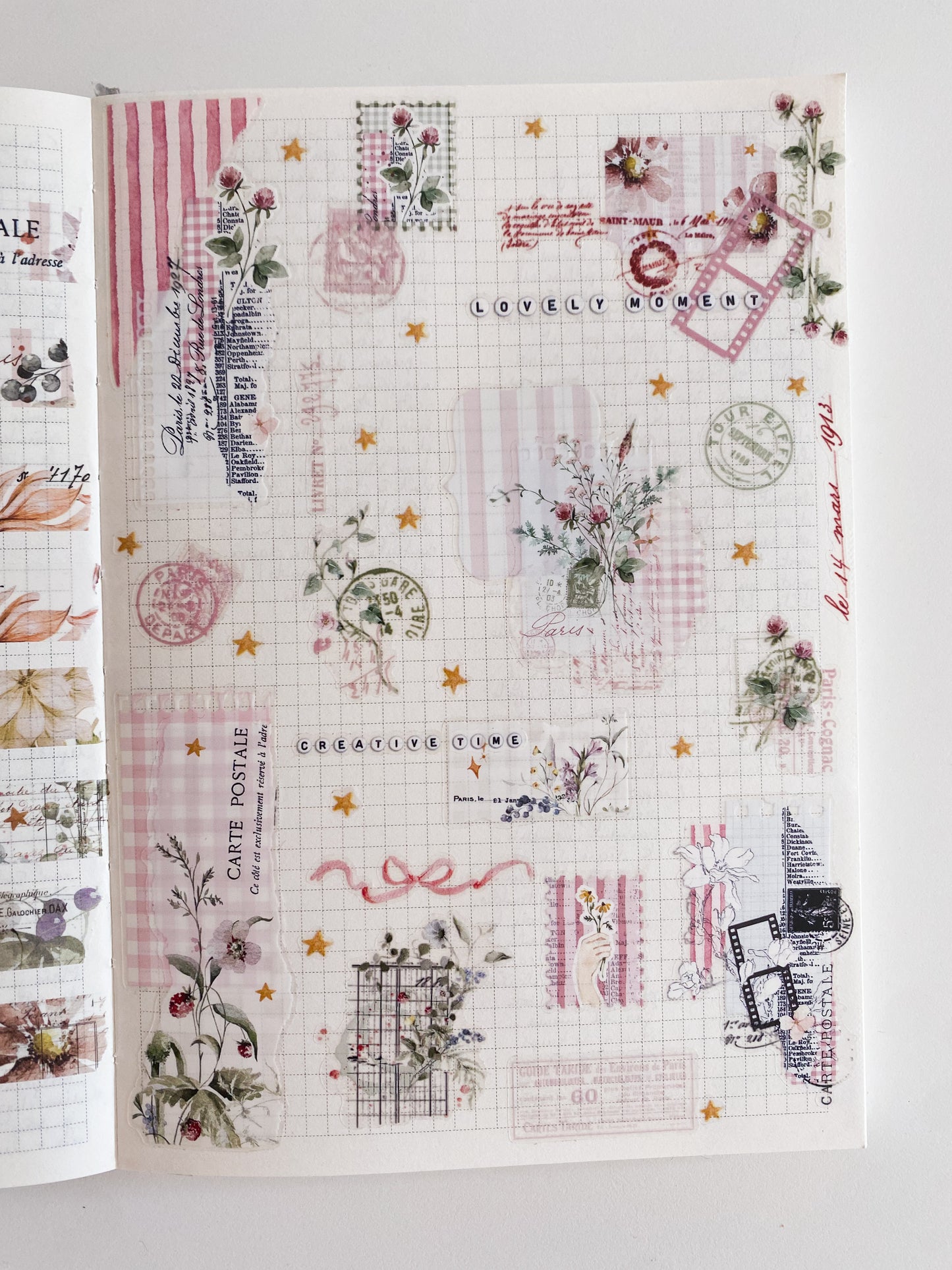 PET tape - A pinky mood - P-012