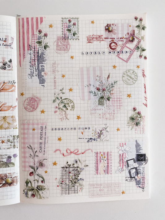 PET tape - A pinky mood - P-012