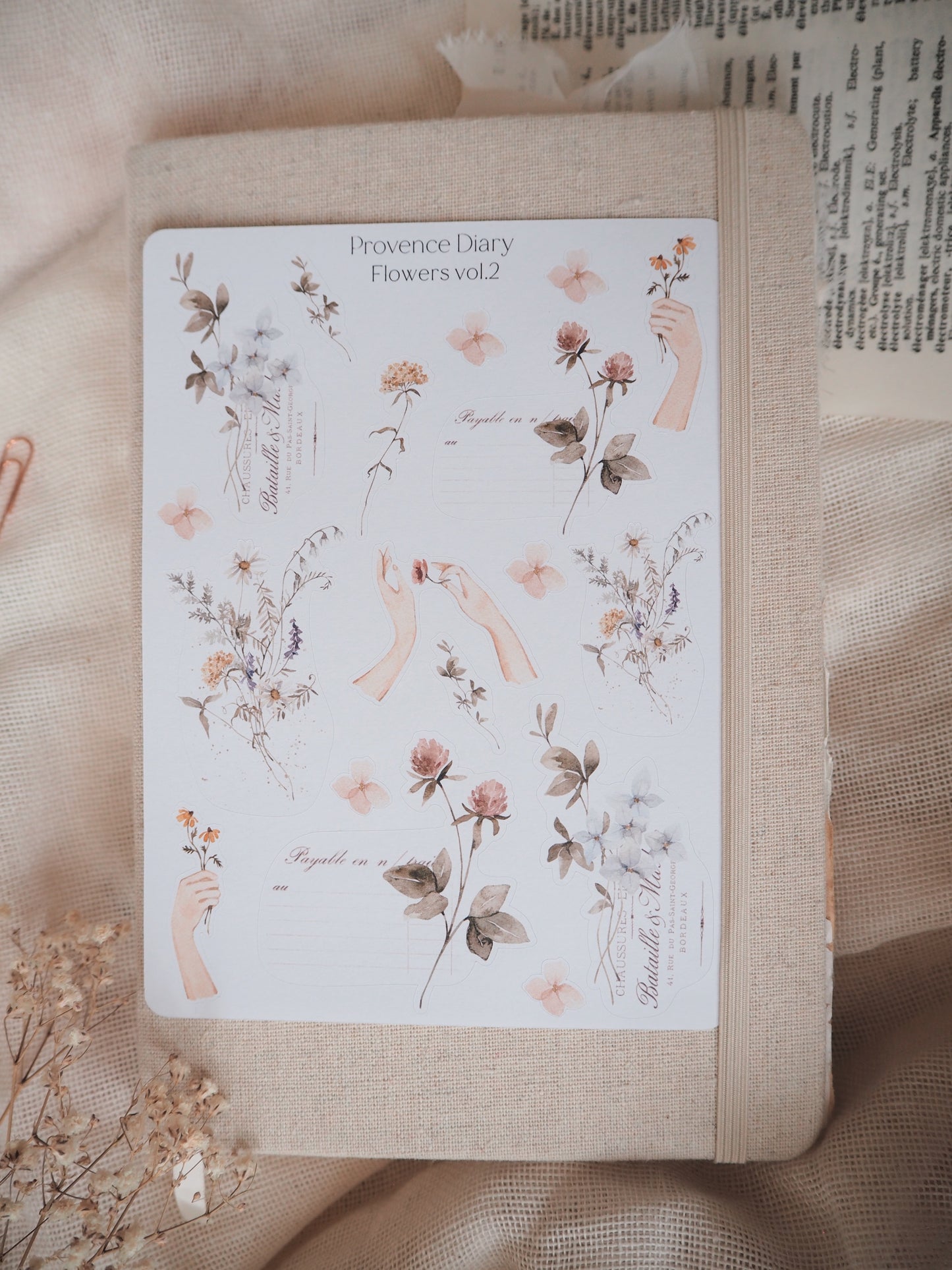 Sticker sheet - Flowers vol.2