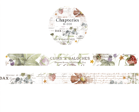Washi tape - Vintage flowers