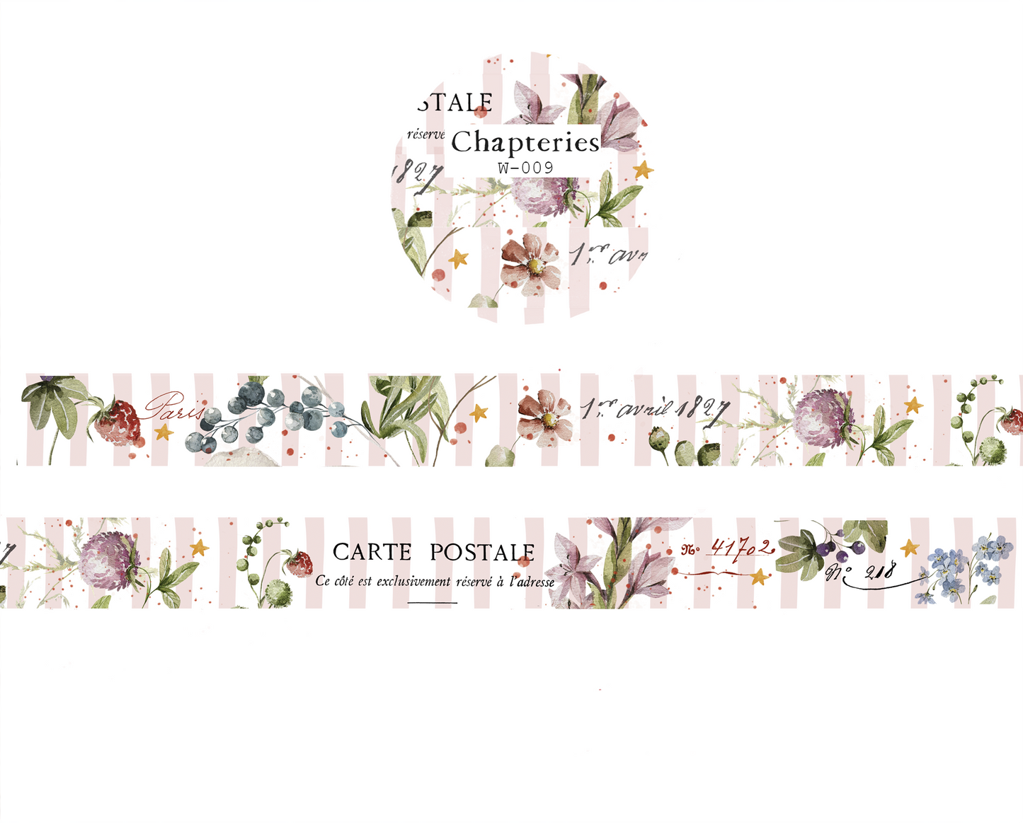 Washi tape - Vintage stripes
