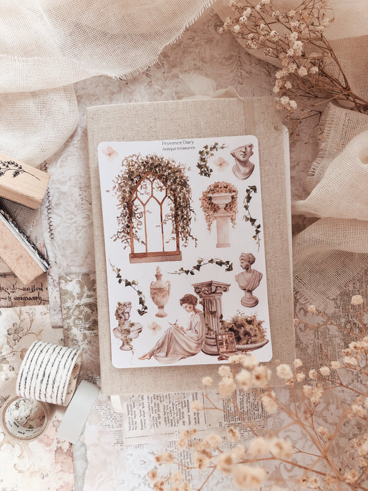 Sticker sheet - Antique Treasures
