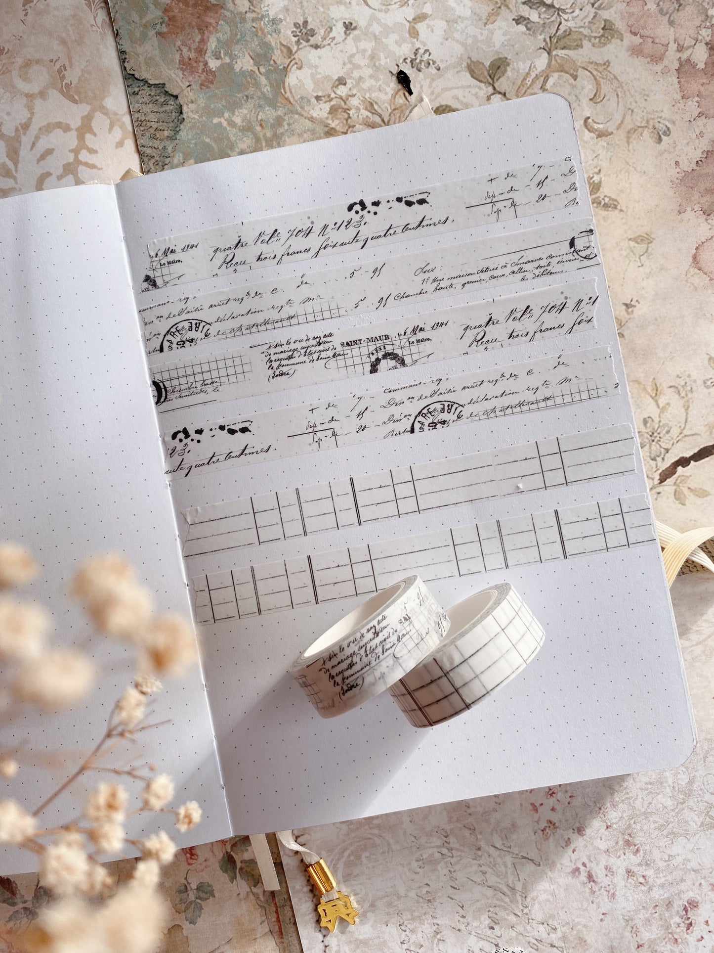 Washi tapes - Vintage Black & White