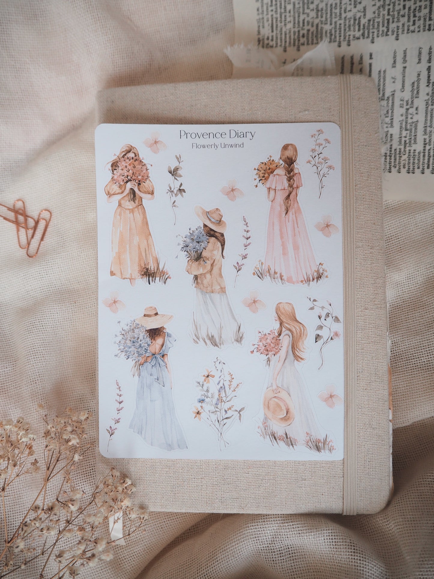 Sticker sheet - Flowerly unwind