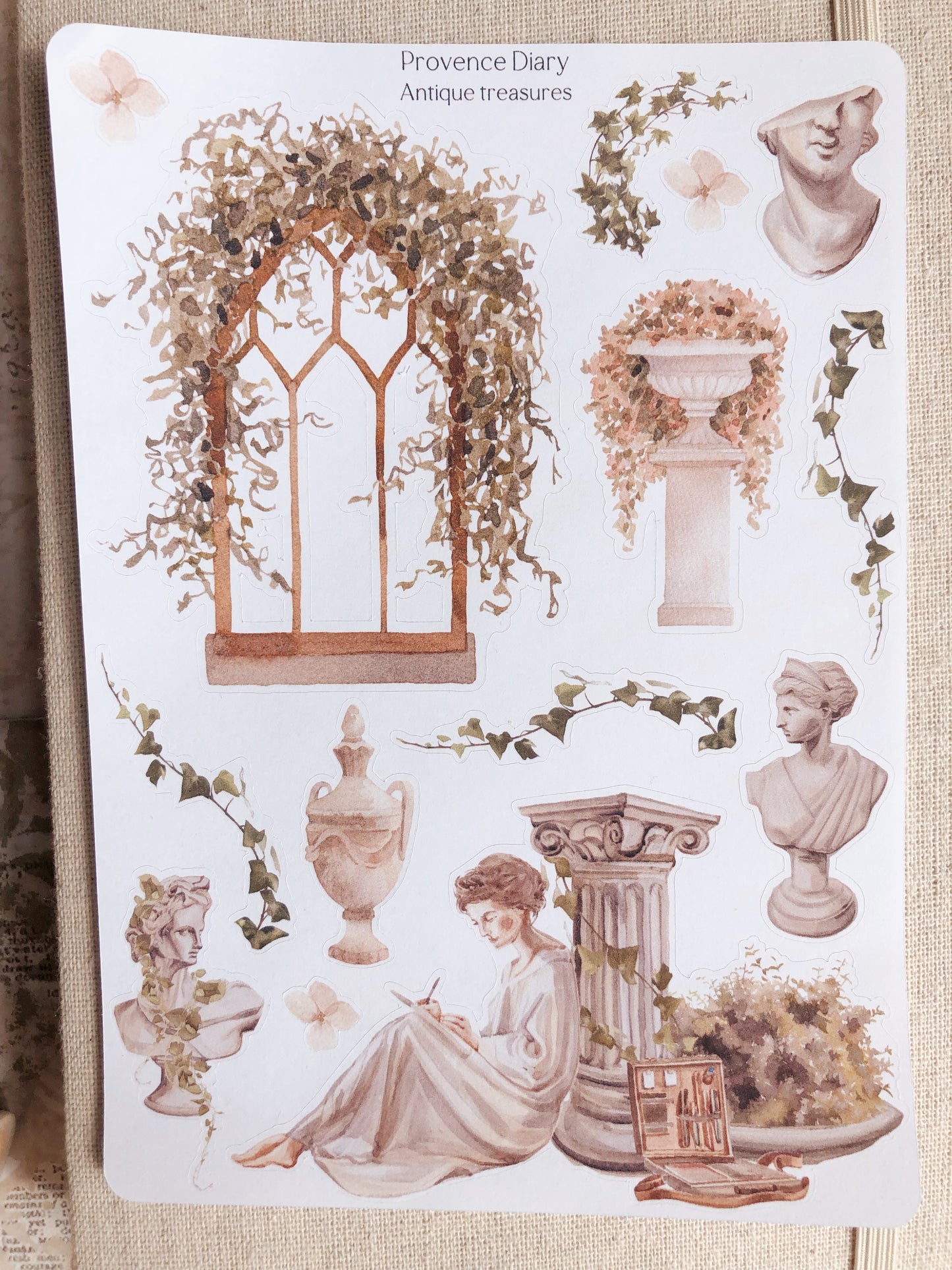 Sticker sheet - Antique Treasures