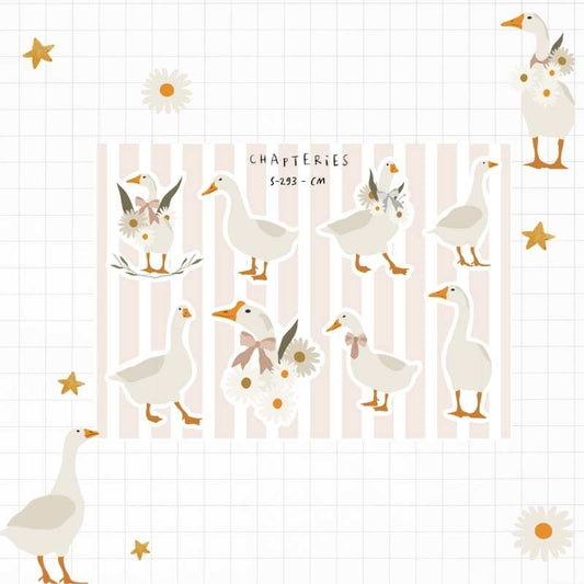 Stickers sheet - Geese