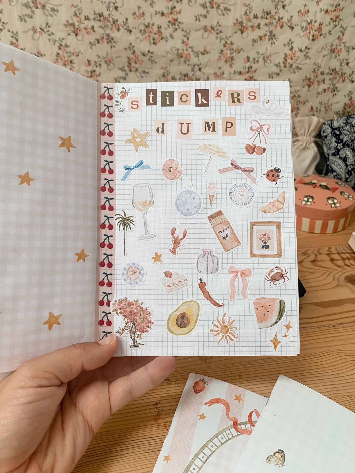 Set of 160+ individual stickers -Colorful Summer
