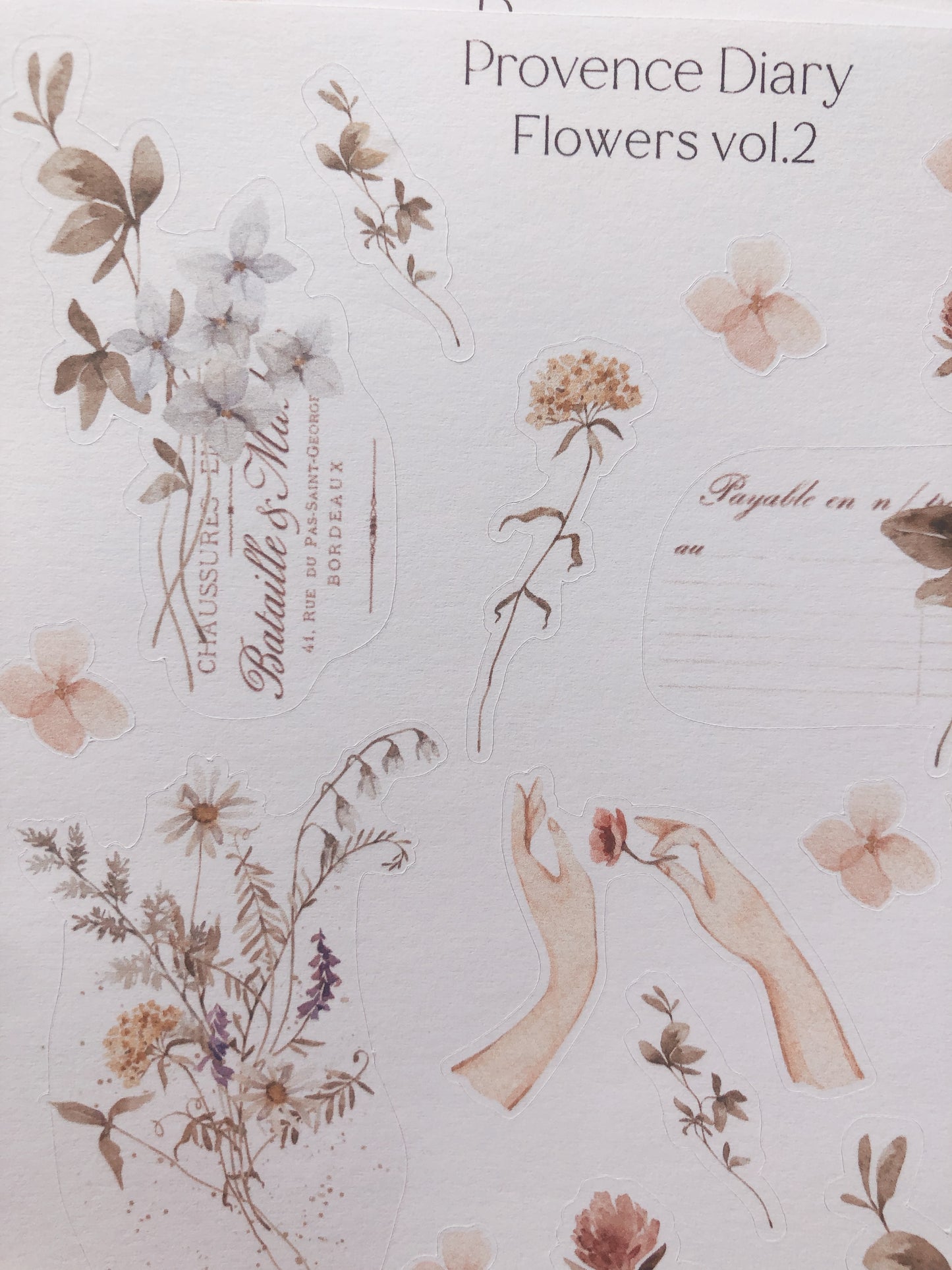 Sticker sheet - Flowers vol.2