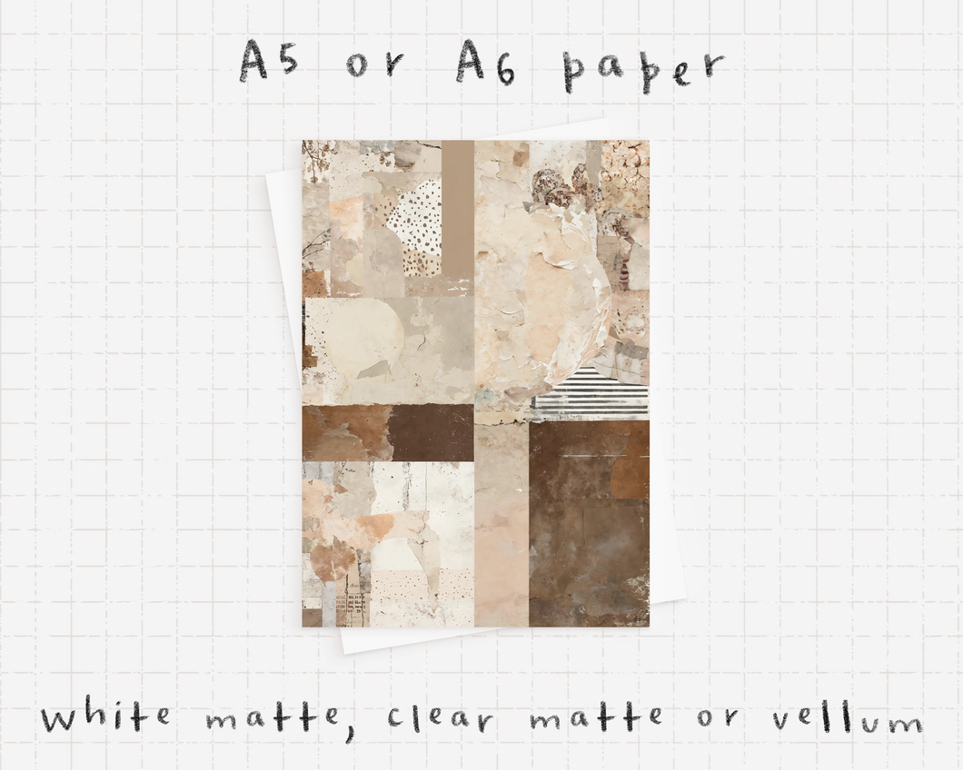 Pattern (Paper) - Brown & beige texture - P-205