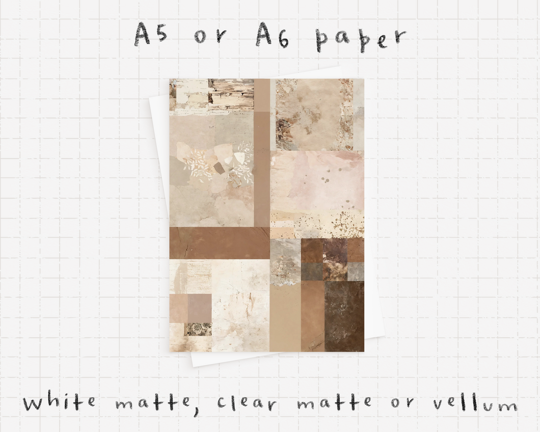 Pattern (Paper) - Brown & beige texture - P-210