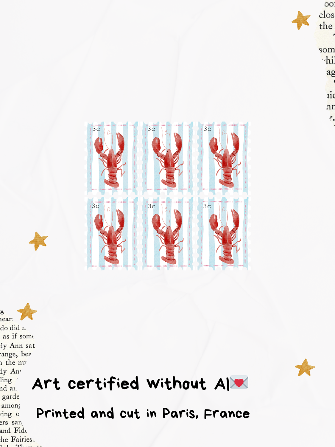 Stickers sheet - Lobsters - S-291