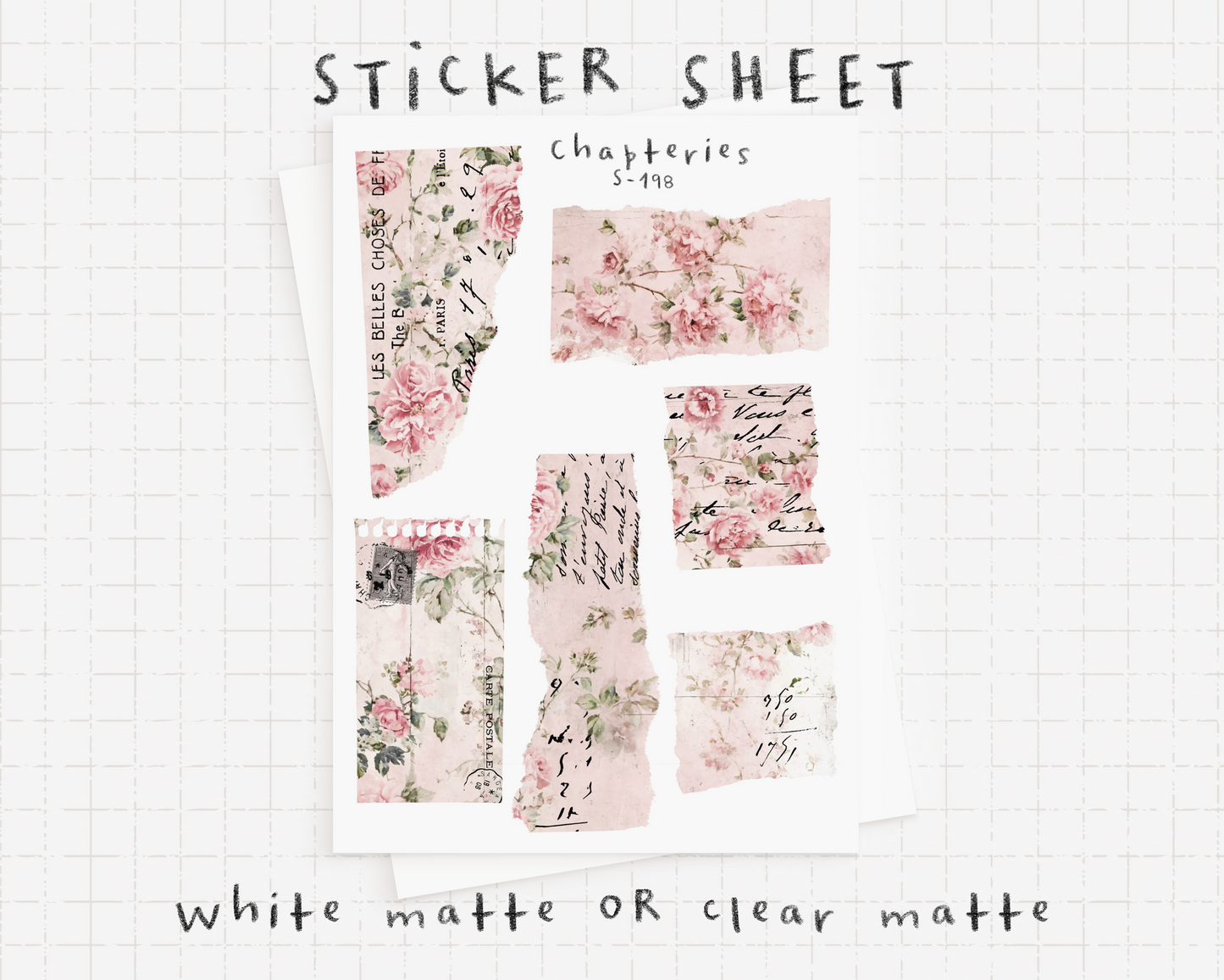 Printable set - Torn papers