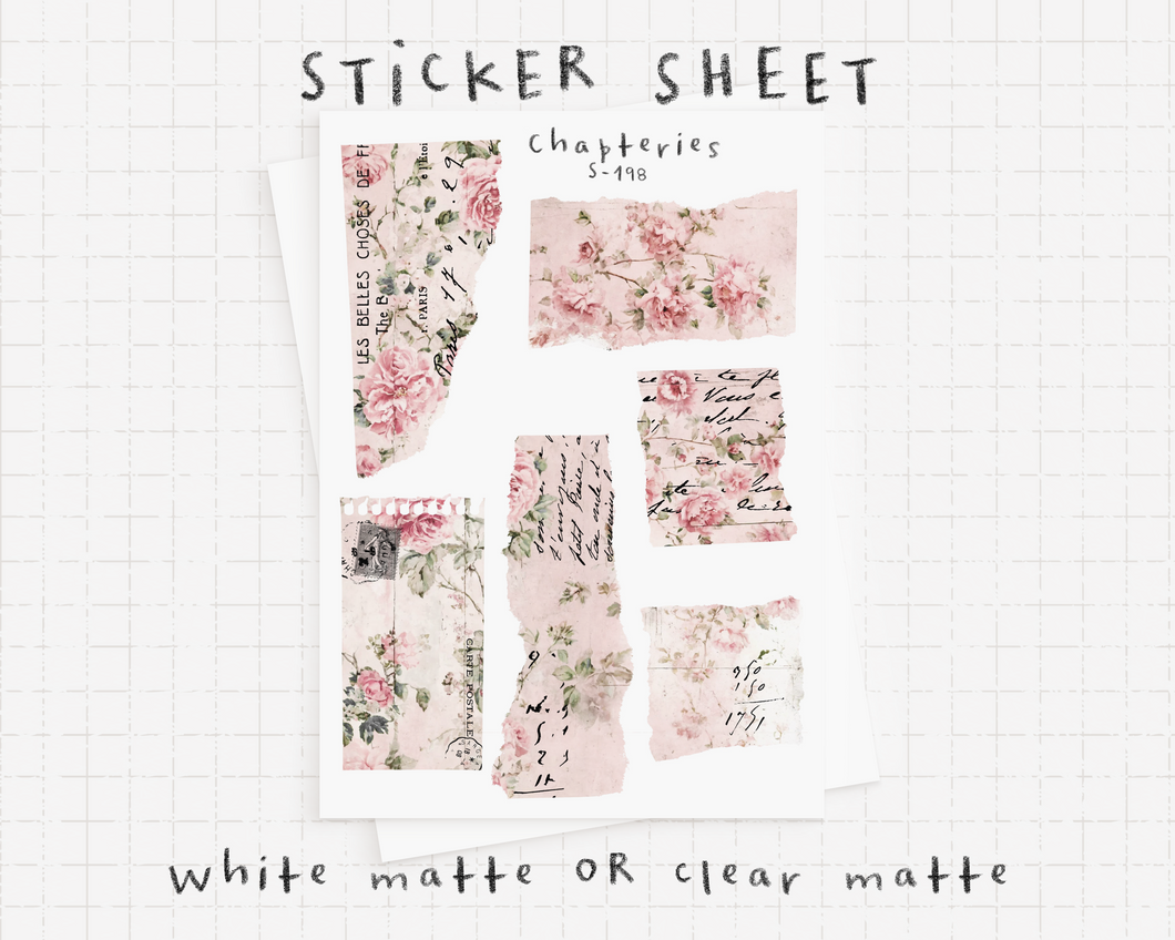 Sticker sheet - S-198
