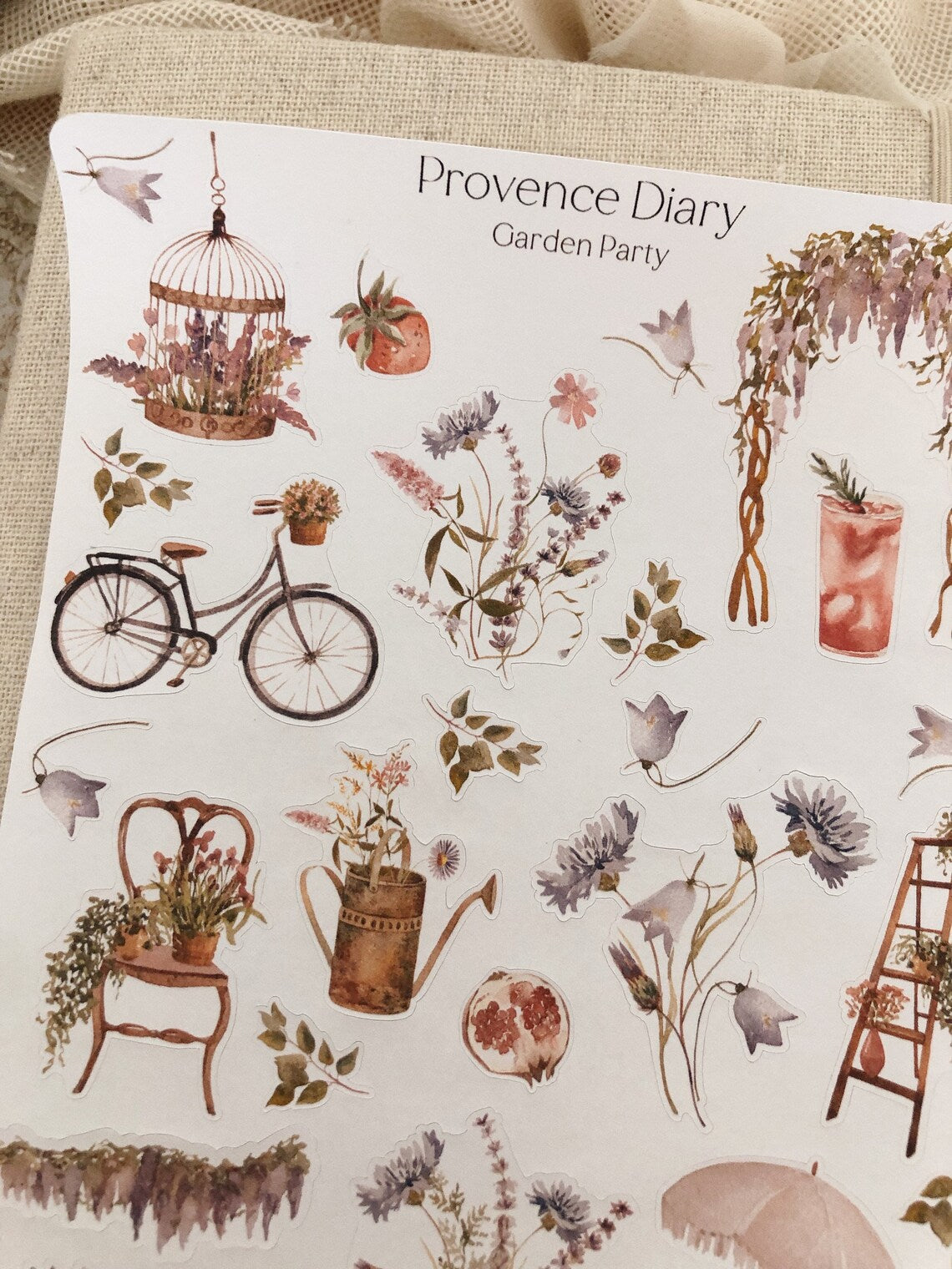 Sticker sheet - Garden Party