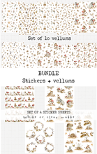 Load image into Gallery viewer, Set of Cute Autumn - Vellum + sticker sheets
