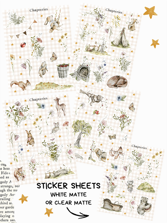Bundle of stickers - Woodland friends