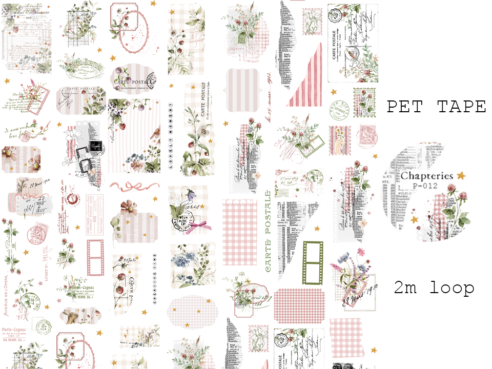 PET tape - A pinky mood - P-012