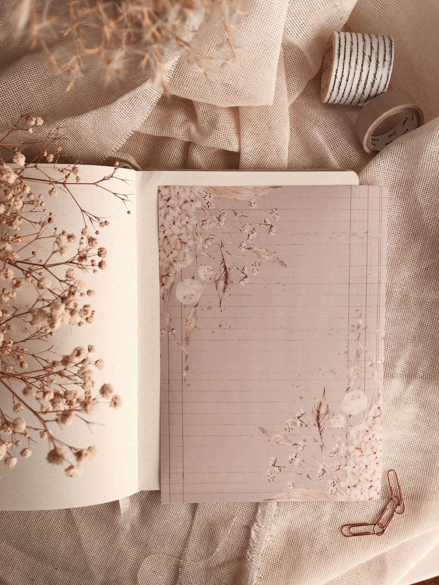 5 patterns A5 stickers - « Some Poetry »